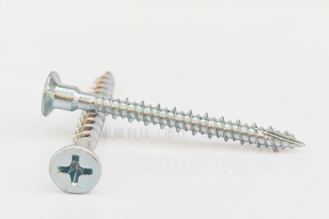 沉頭十字割尾家具螺釘